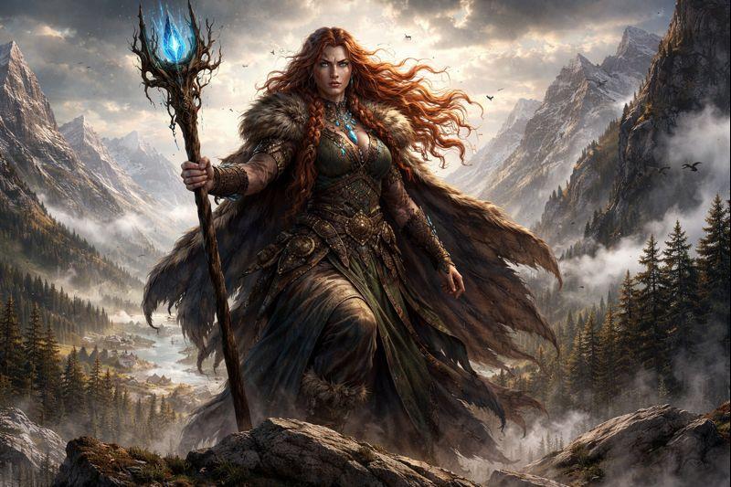 Grid giantess helper of Thor