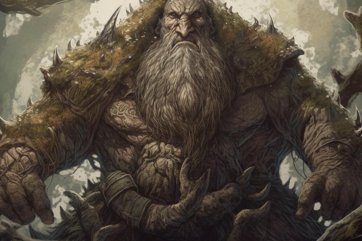 Logi the wildfire giant consuming food and flames