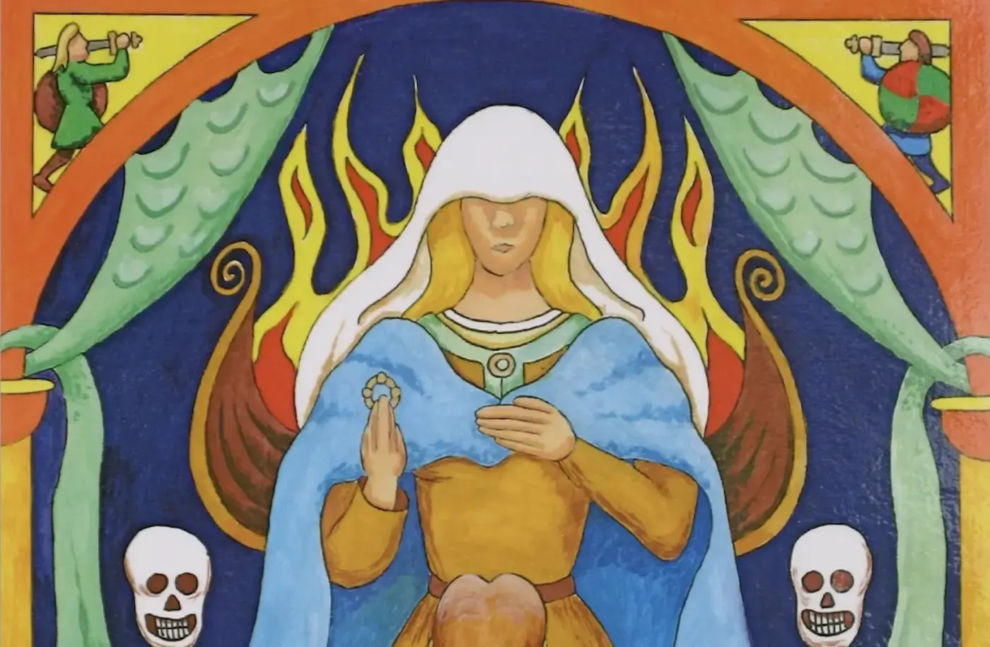 Nanna, the Norse goddess and wife of Baldr