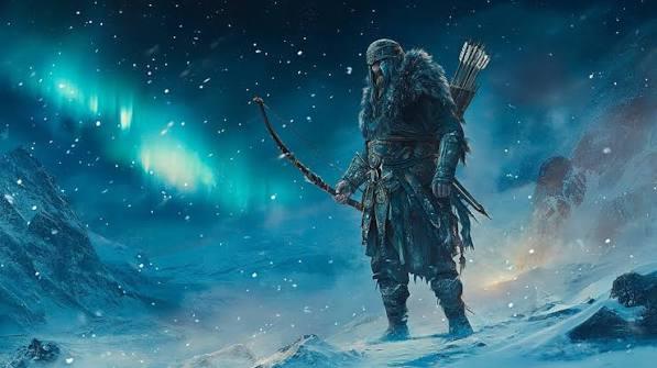 Ullr, the Norse god of archery and skiing